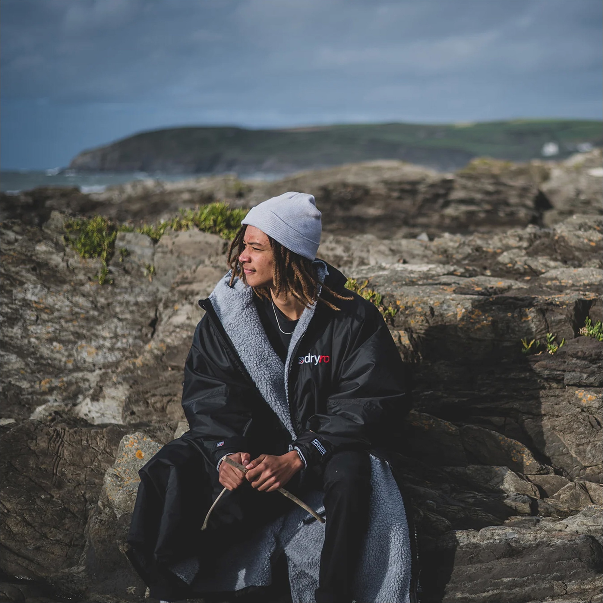 2026 Dryrobe 100% Recycled Polyester Beanie V3 V3DRPB2 - Grey